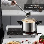 Karinear 2-Burner Electric Ceramic Cooktop with Timer
