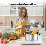 Ultra-Thin Portable Induction Cooktop with Timer