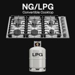 Empava 36" Stainless Steel Gas Cooktop with Burners