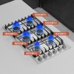 Empava 36" Stainless Steel Gas Cooktop with Burners