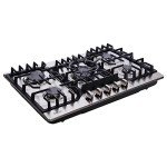 Deli-Kit 30" Stainless Steel 5-Burner Gas Cooktop