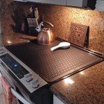 Electric Stove Top Cover - Silicone Mat (Black)