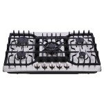 Deli-Kit 30" Stainless Steel 5-Burner Gas Cooktop