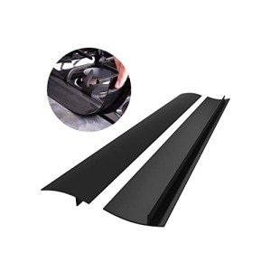 Silicone Kitchen Gap Cover - 2 Pack (Black)