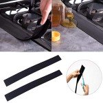 Silicone Kitchen Gap Cover - 2 Pack (Black)