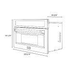 ZLINE 30-Inch Built-in Convection Microwave Oven