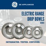 GE Chrome Drip Pan Kit for Electric Stoves