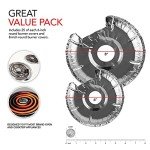 Disposable Aluminum Stove Burner Covers - 50 Pack