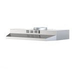 FIREGAS 30-Inch Convertible Stainless Steel Range Hood