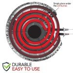Disposable Aluminum Stove Burner Covers - 50 Pack
