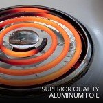 Disposable Aluminum Stove Burner Covers - 50 Pack