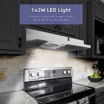 FIREGAS 30-Inch Convertible Stainless Steel Range Hood