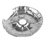 Disposable Aluminum Stove Burner Covers - 50 Pack