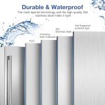 24-Inch Outdoor Refrigerator with Wheels for Beverages