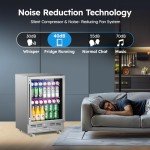 Stainless Steel Outdoor Refrigerator with Lock and Wheels