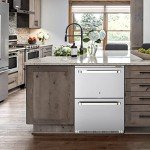 Frostronics 24-Inch Outdoor Drawer Beverage Refrigerator