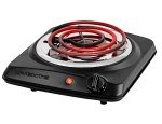 OVENTE 1000W Electric Countertop Single Burner Cooktop