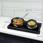 BLACK+DECKER Double Burner Portable Buffet Range