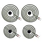 Electric Range Burner Element Set - 4 Pack