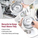 Cozzivita Electric Stove Burner Drip Pan Set