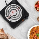 OVENTE 1000W Electric Countertop Single Burner Cooktop