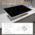 KPUY 36-Inch 5-Burner Induction Cooktop