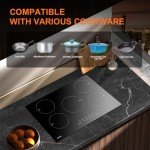 KPUY 36-Inch 5-Burner Induction Cooktop