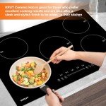 KPUY 36-Inch 5-Burner Induction Cooktop