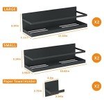 Roysili Magnetic Spice Rack and Towel Holder Set