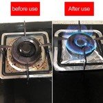 50 Pack Disposable Gas Burner Liners - 8.5" Foil Covers