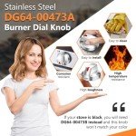 Samsung Range Oven Burner Control Knob Replacement (5pcs)