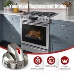 Samsung Gas Range Oven Knob Replacement - 5 Pack