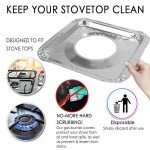 50 Pack Aluminum Foil Burner Liners for Gas Stoves