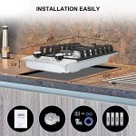 12-Inch Stainless Steel Gas Cooktop with 2 Burners