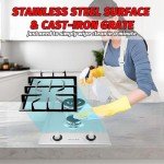 Weceleh 2-Burner 12 Inch Gas Cooktop