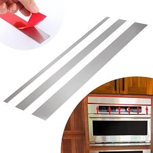 Brushed Stainless Steel Gap Filler for Appliances
