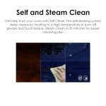 SAMSUNG 30" Black Stainless Steel Oven Microwave Combo