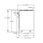 36" Cossato Stainless Steel Duel Fuel Range