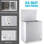 5.0 Cu. Ft. Compact Deep Chest Freezer
