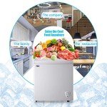 5.0 Cu. Ft. Compact Deep Chest Freezer