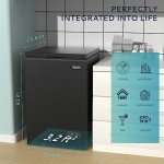 EUHOMY 3.5 Cu.Ft Mini Chest Freezer, Black