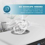 Compact Countertop Dishwasher with Five Wash Programs