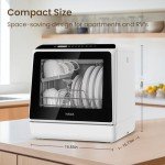 HAVA Portable Countertop Dishwasher with Air-Drying