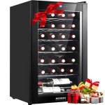 28-Bottle Wine Cooler with Digital Temp Control