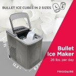 Frigidaire Compact Stainless Steel Ice Maker
