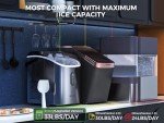 Ecozy Countertop Nugget Ice Maker - 33 lbs Daily