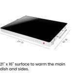Chefman Extra Large Electric Warming Tray - Black