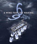 Ecozy Portable Countertop Ice Maker – 26 lbs Daily Output