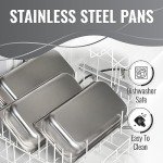 Alpha Living Stainless Steel Food Warmers for Buffets