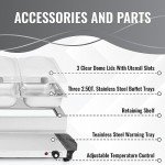 Alpha Living Stainless Steel Food Warmers for Buffets